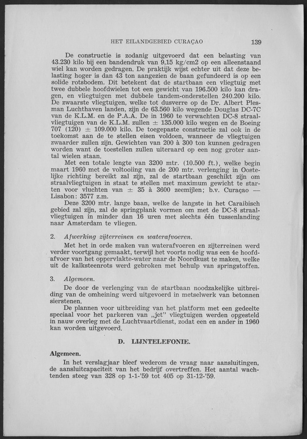 Verslag van de toestand van het eilandgebied Curacao 1959 - Page 139