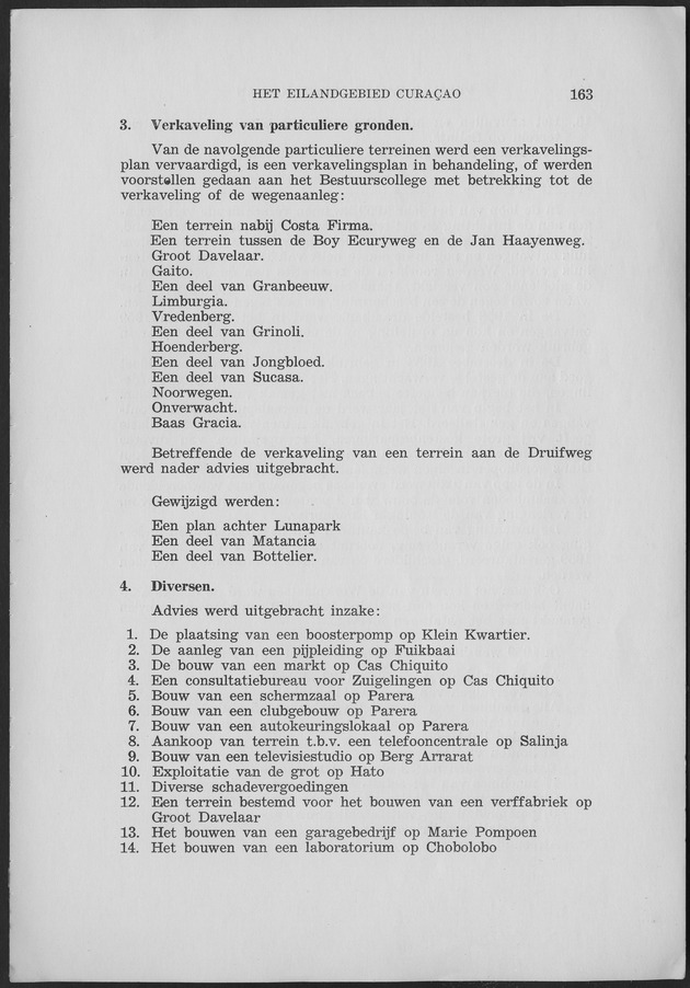 Verslag van de toestand van het eilandgebied Curacao 1959 - Page 163