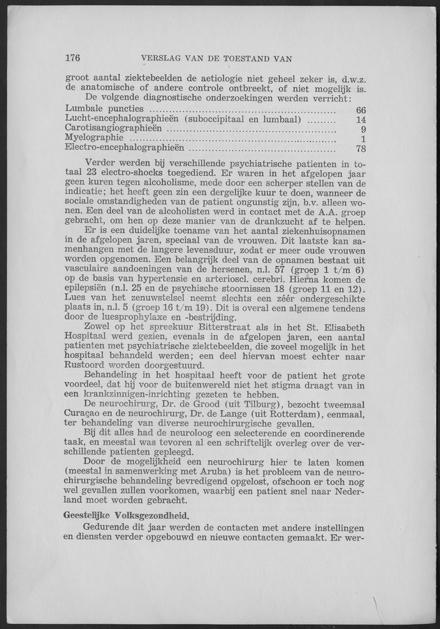 Verslag van de toestand van het eilandgebied Curacao 1959 - Page 176