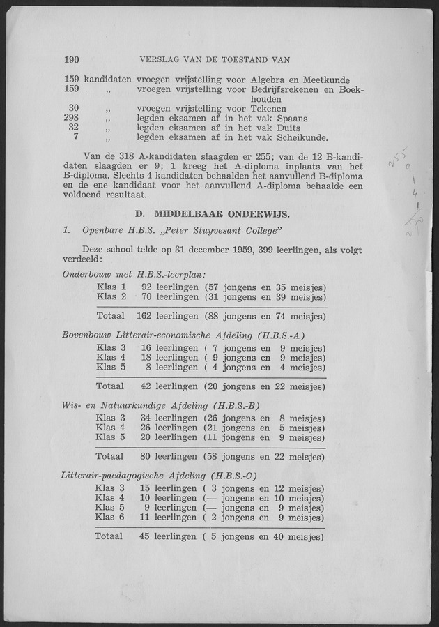 Verslag van de toestand van het eilandgebied Curacao 1959 - Page 190