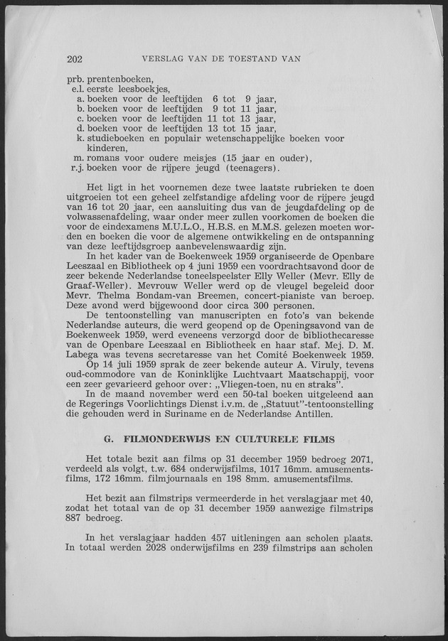 Verslag van de toestand van het eilandgebied Curacao 1959 - Page 202