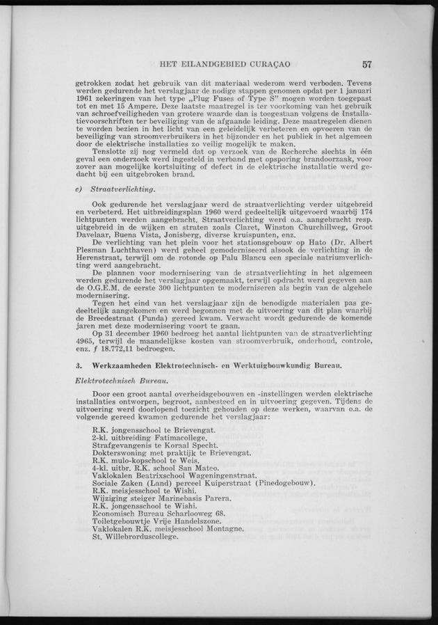 Verslag van de toestand van het eilandgebied Curacao 1960 - Page 57