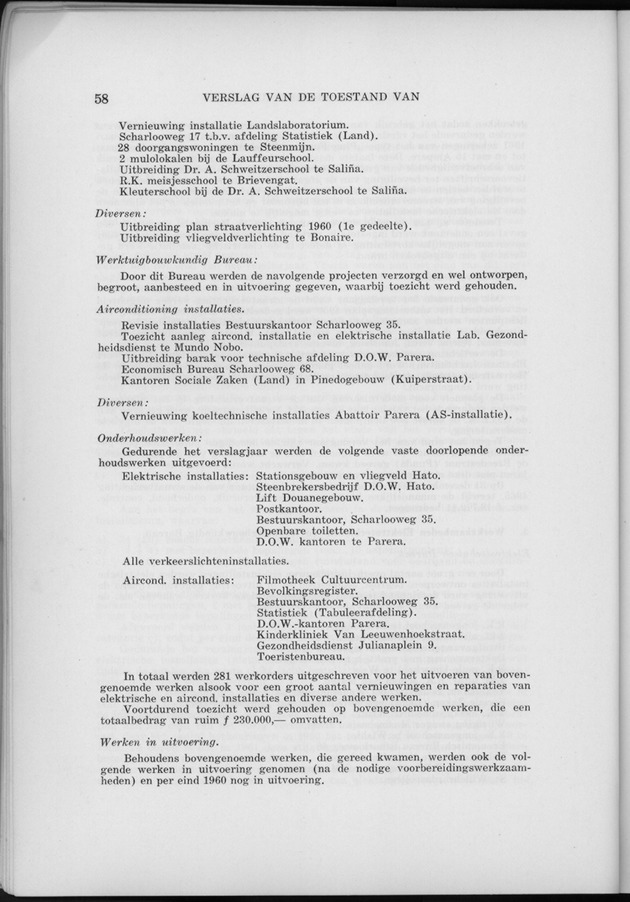 Verslag van de toestand van het eilandgebied Curacao 1960 - Page 58