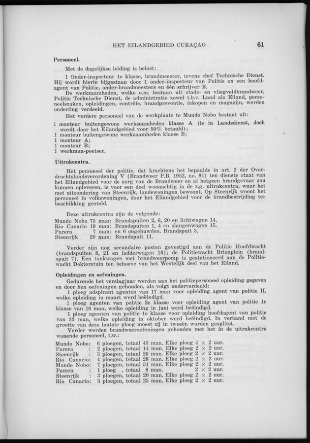 Verslag van de toestand van het eilandgebied Curacao 1960 - Page 61