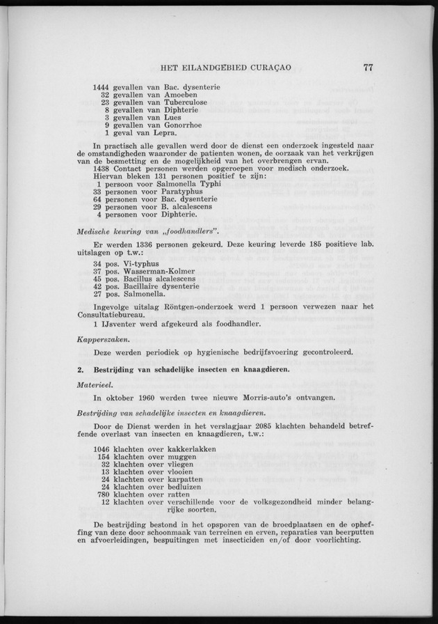 Verslag van de toestand van het eilandgebied Curacao 1960 - Page 77