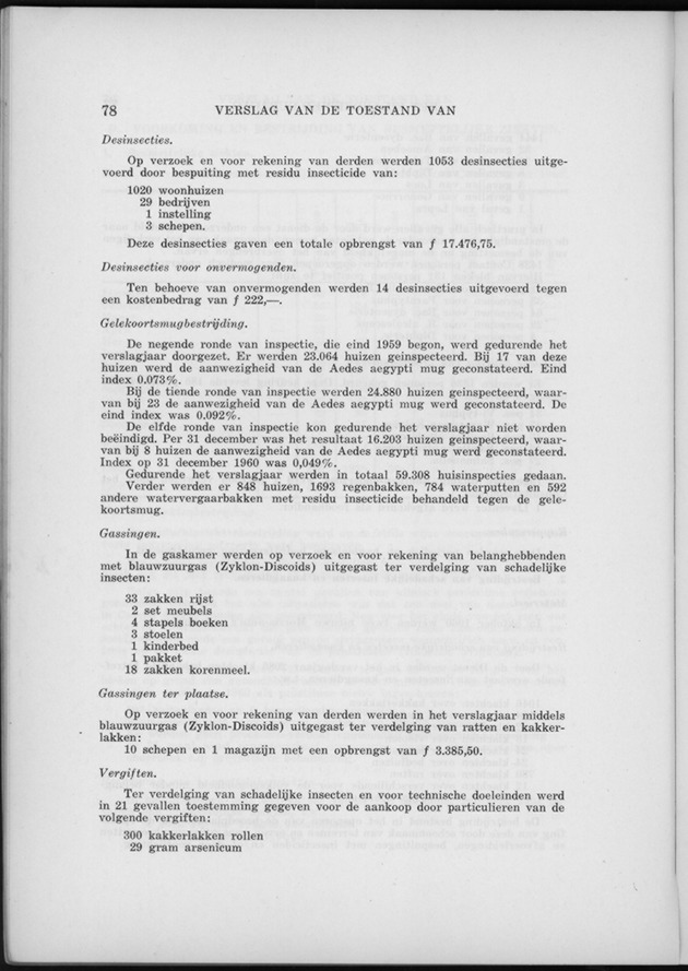 Verslag van de toestand van het eilandgebied Curacao 1960 - Page 78