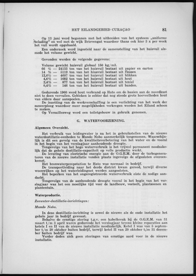 Verslag van de toestand van het eilandgebied Curacao 1960 - Page 81
