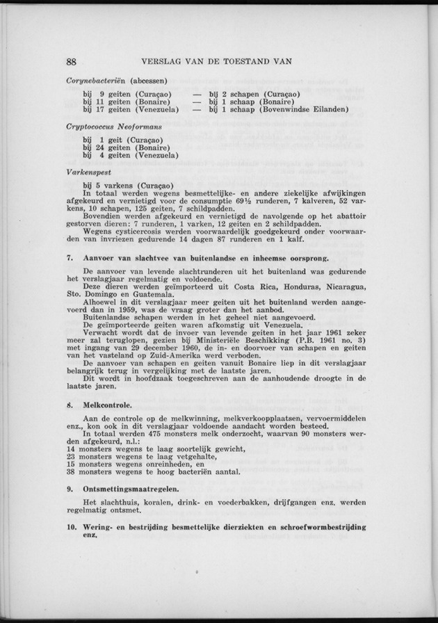 Verslag van de toestand van het eilandgebied Curacao 1960 - Page 88
