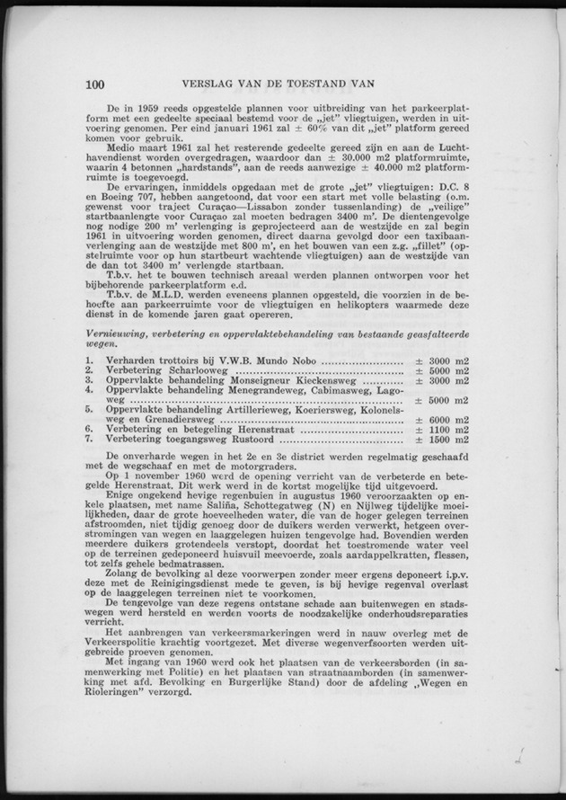 Verslag van de toestand van het eilandgebied Curacao 1960 - Page 100