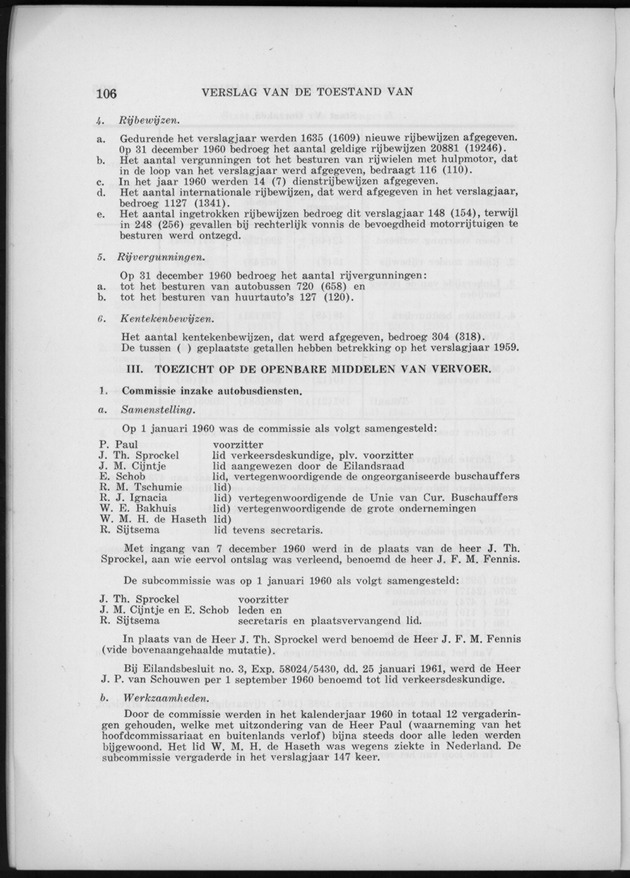 Verslag van de toestand van het eilandgebied Curacao 1960 - Page 106