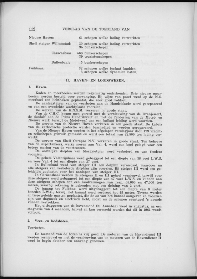 Verslag van de toestand van het eilandgebied Curacao 1960 - Page 112