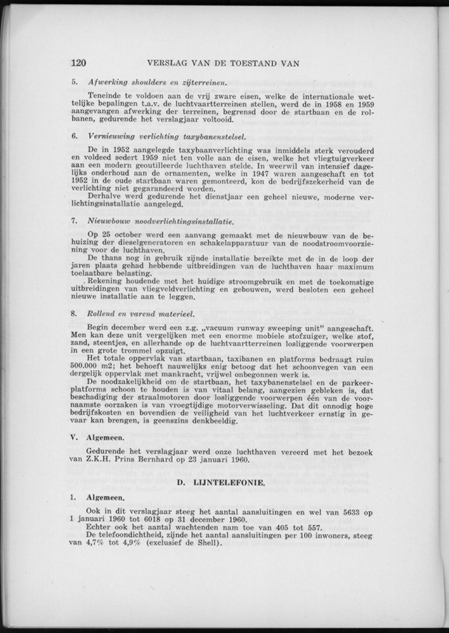 Verslag van de toestand van het eilandgebied Curacao 1960 - Page 120