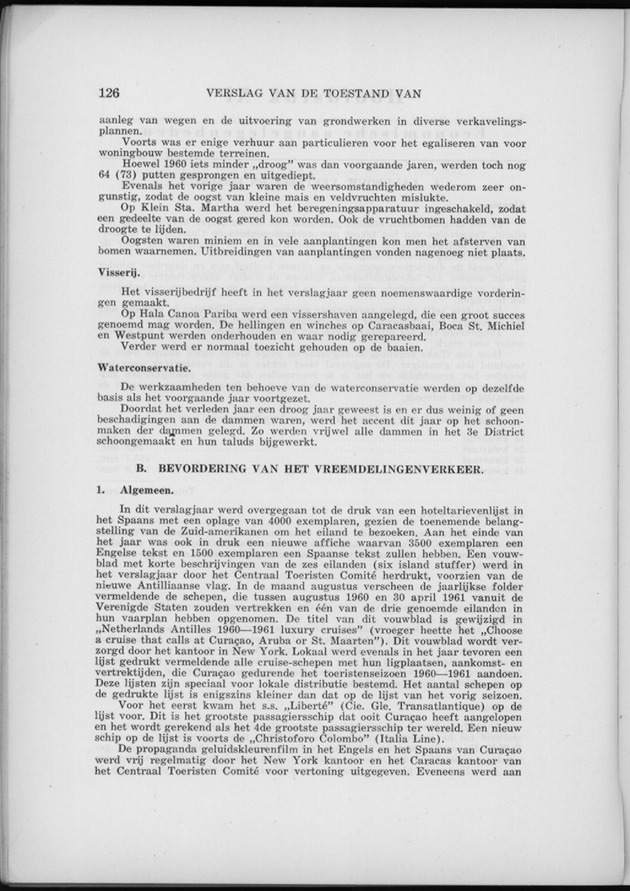 Verslag van de toestand van het eilandgebied Curacao 1960 - Page 126