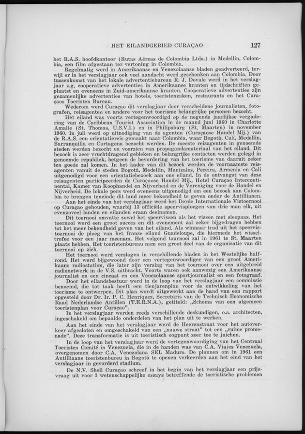 Verslag van de toestand van het eilandgebied Curacao 1960 - Page 127