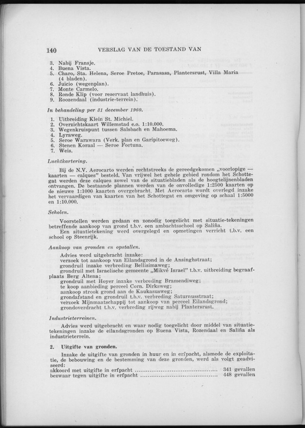 Verslag van de toestand van het eilandgebied Curacao 1960 - Page 140