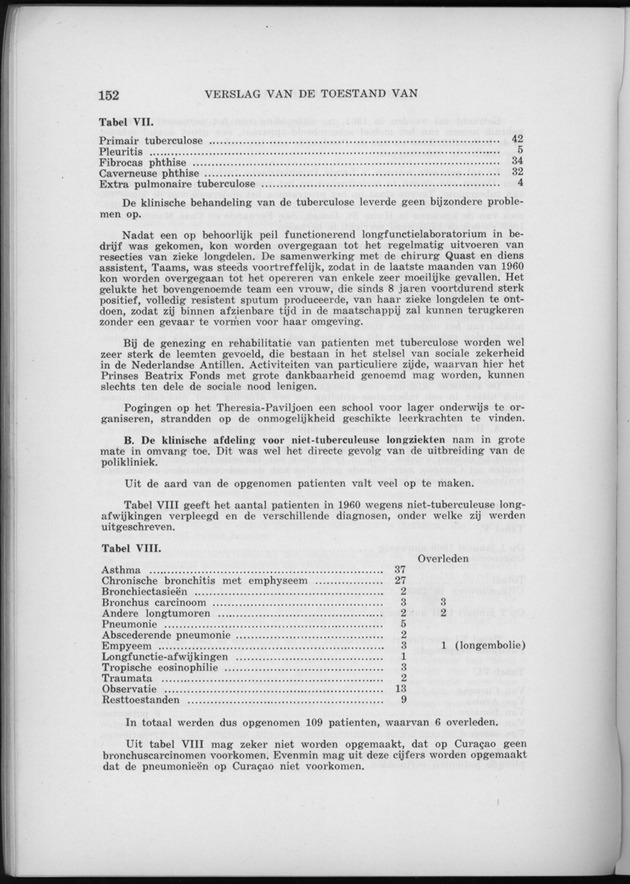 Verslag van de toestand van het eilandgebied Curacao 1960 - Page 152