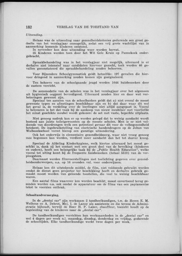 Verslag van de toestand van het eilandgebied Curacao 1960 - Page 182