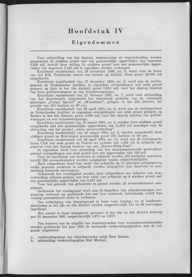 Verslag van de toestand van het eilandgebied Curacao 1961 - Page 33