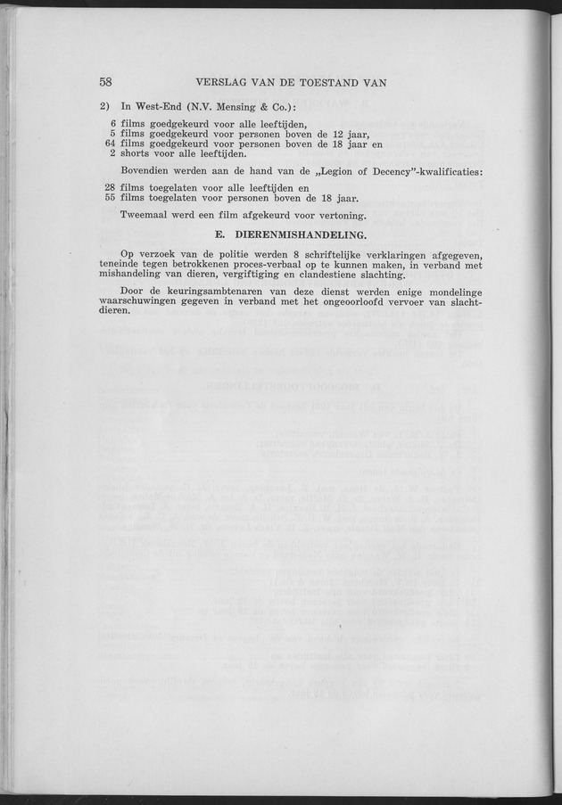 Verslag van de toestand van het eilandgebied Curacao 1961 - Page 58