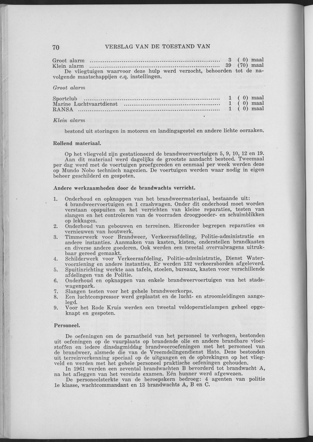 Verslag van de toestand van het eilandgebied Curacao 1961 - Page 70