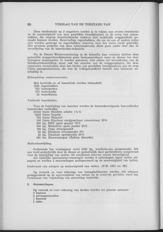 Verslag van de toestand van het eilandgebied Curacao 1961 - Page 80