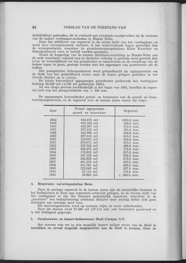 Verslag van de toestand van het eilandgebied Curacao 1961 - Page 84