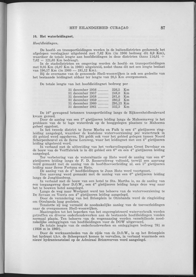 Verslag van de toestand van het eilandgebied Curacao 1961 - Page 87
