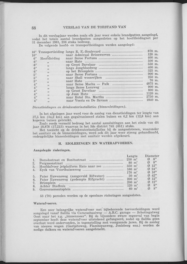 Verslag van de toestand van het eilandgebied Curacao 1961 - Page 88