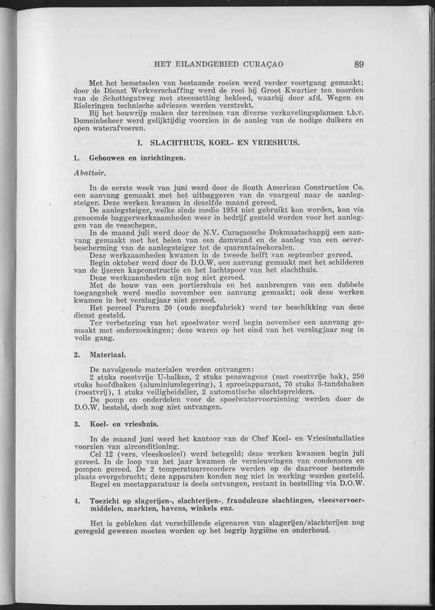 Verslag van de toestand van het eilandgebied Curacao 1961 - Page 89