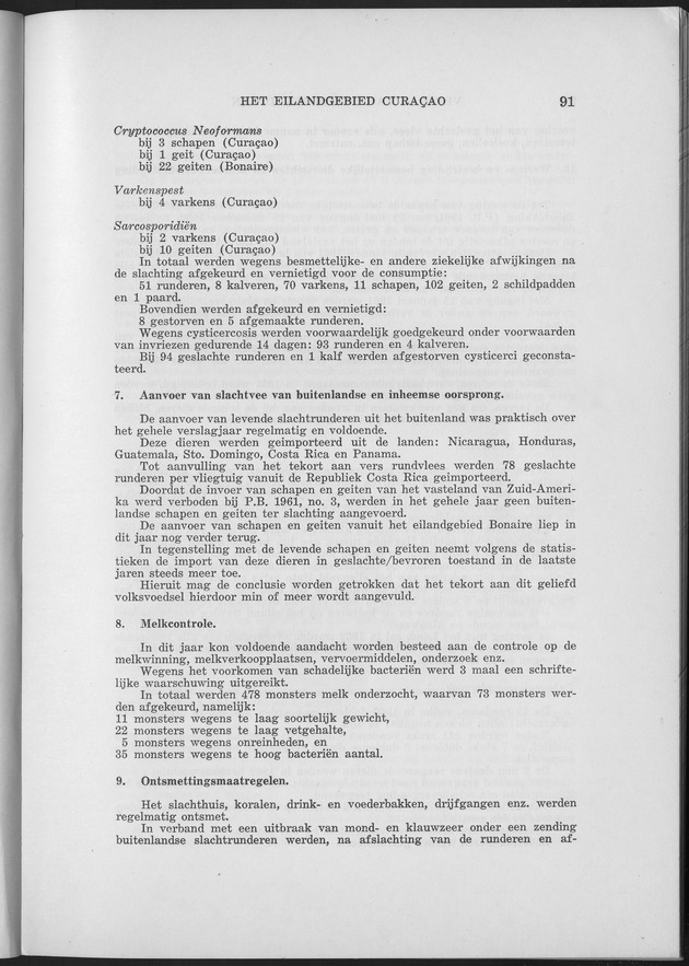 Verslag van de toestand van het eilandgebied Curacao 1961 - Page 91
