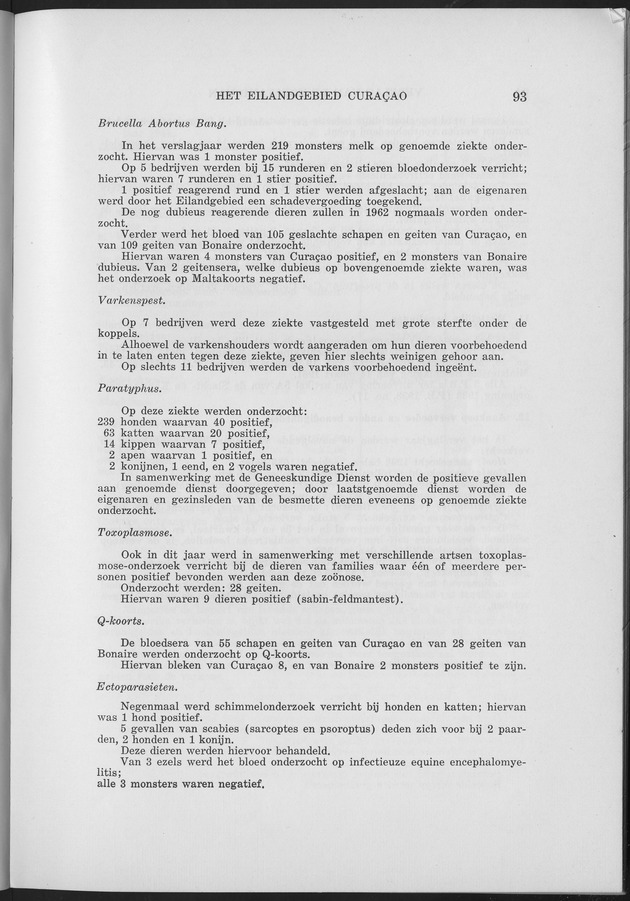 Verslag van de toestand van het eilandgebied Curacao 1961 - Page 93