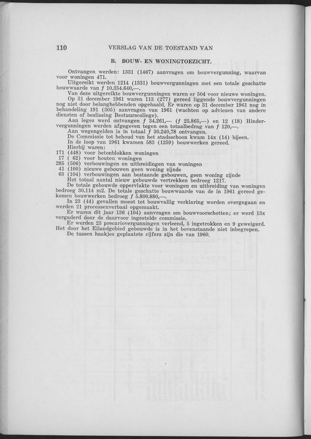 Verslag van de toestand van het eilandgebied Curacao 1961 - Page 110