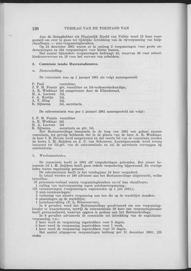 Verslag van de toestand van het eilandgebied Curacao 1961 - Page 120
