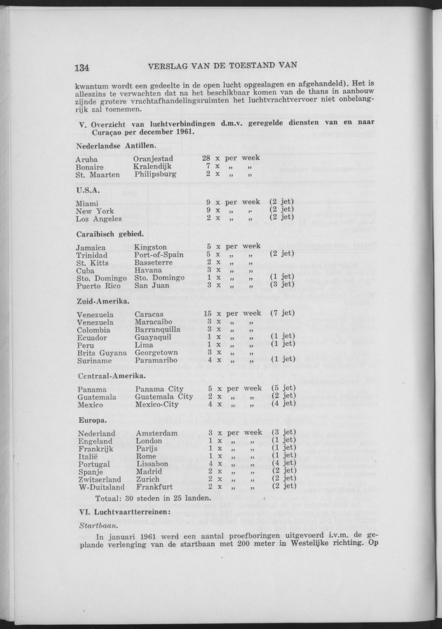 Verslag van de toestand van het eilandgebied Curacao 1961 - Page 134
