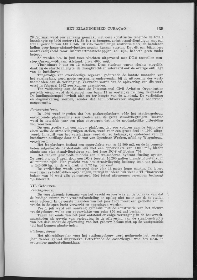 Verslag van de toestand van het eilandgebied Curacao 1961 - Page 135