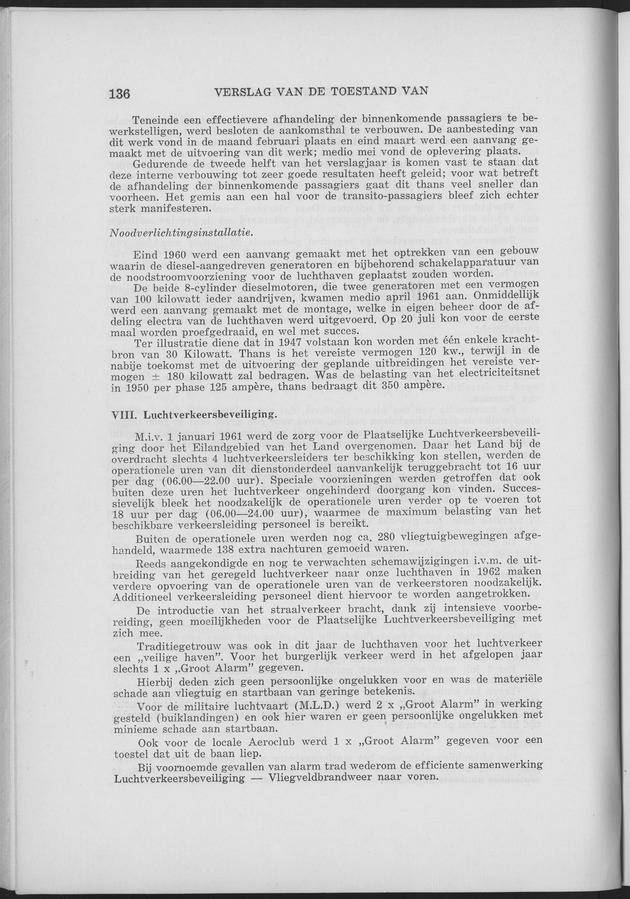 Verslag van de toestand van het eilandgebied Curacao 1961 - Page 136