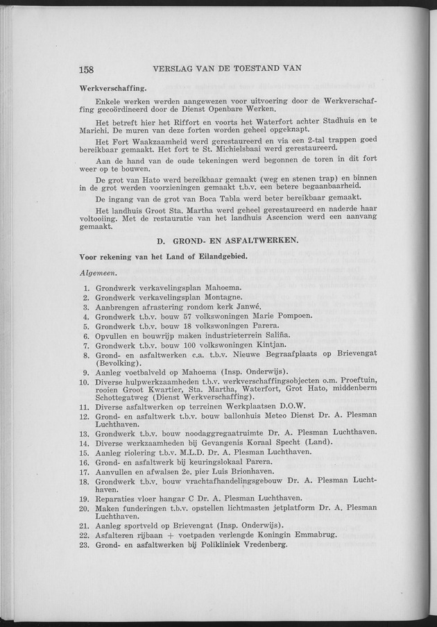 Verslag van de toestand van het eilandgebied Curacao 1961 - Page 158