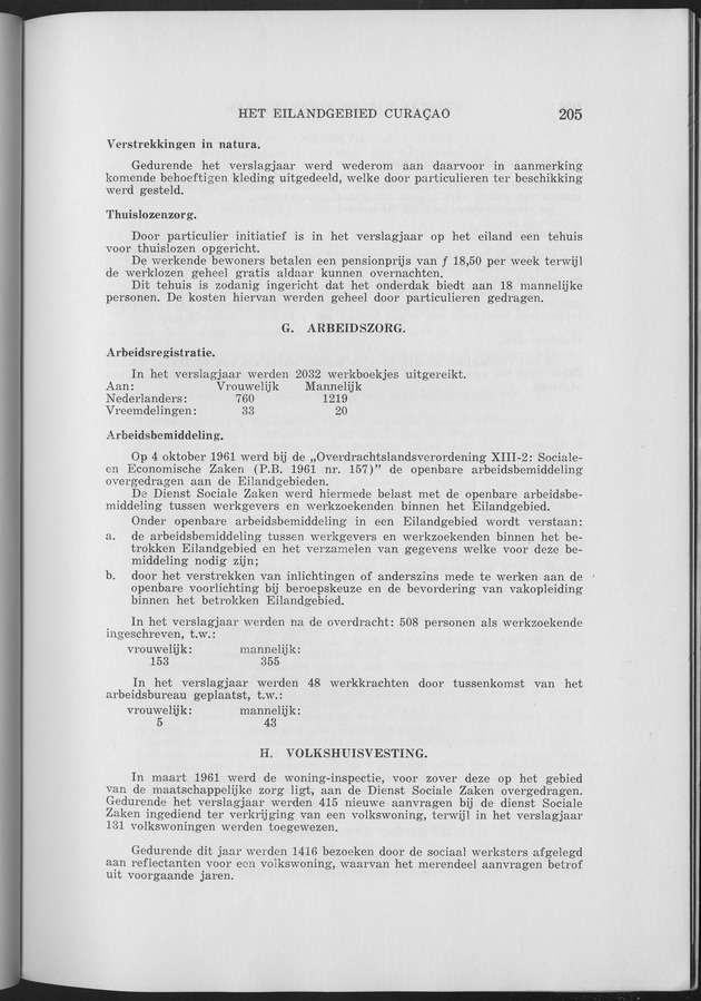 Verslag van de toestand van het eilandgebied Curacao 1961 - Page 205