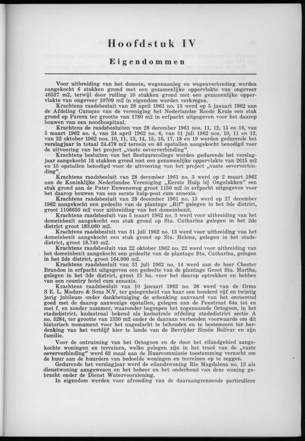 Verslag van de toestand van het eilandgebied Curacao 1962 - Page 35