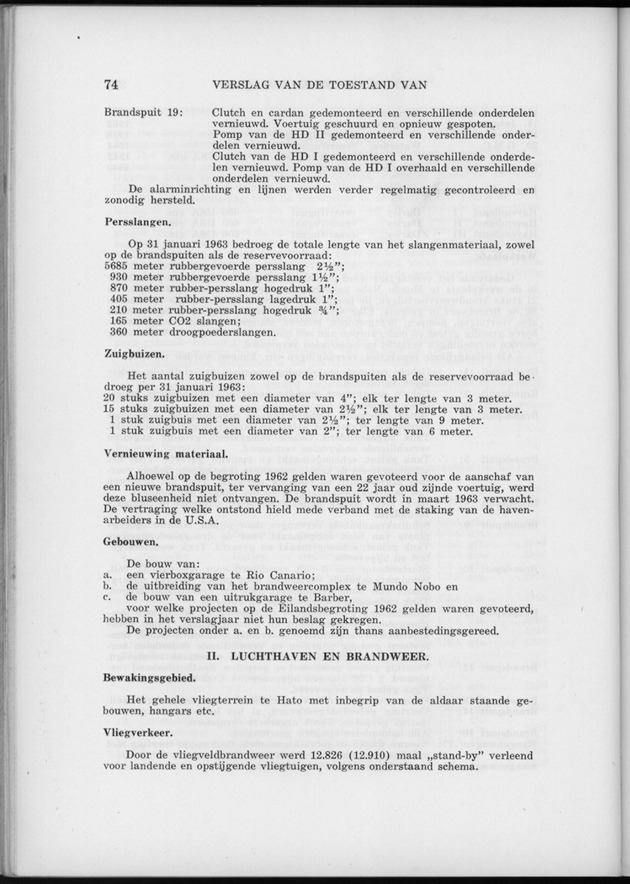 Verslag van de toestand van het eilandgebied Curacao 1962 - Page 74