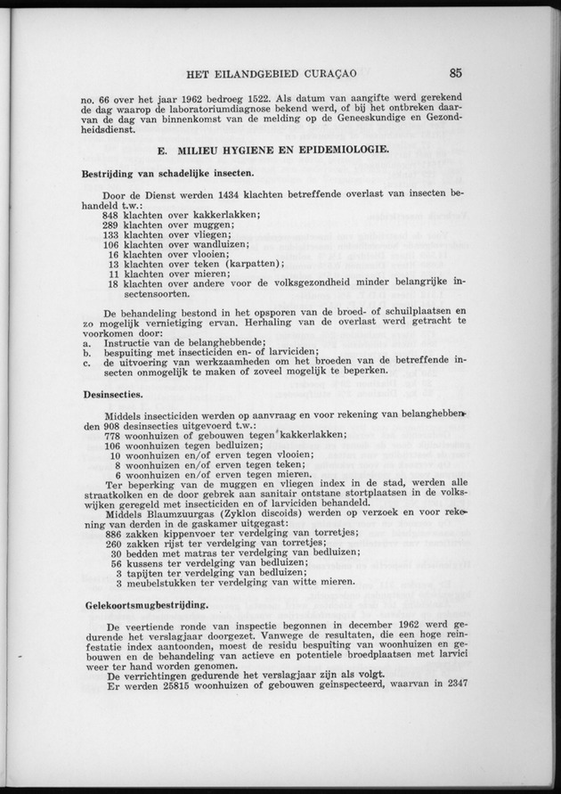 Verslag van de toestand van het eilandgebied Curacao 1962 - Page 85