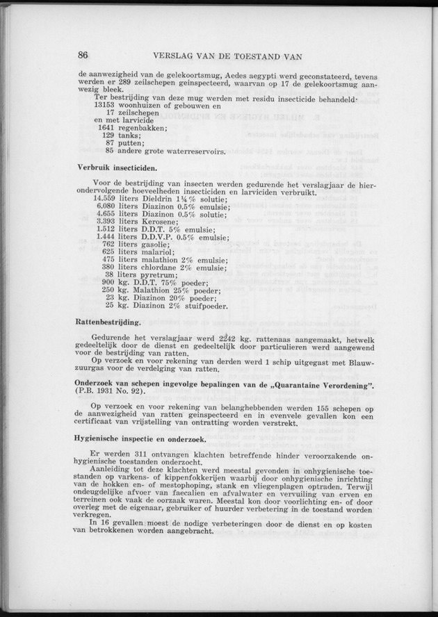 Verslag van de toestand van het eilandgebied Curacao 1962 - Page 86