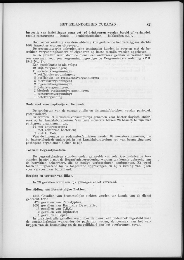 Verslag van de toestand van het eilandgebied Curacao 1962 - Page 87