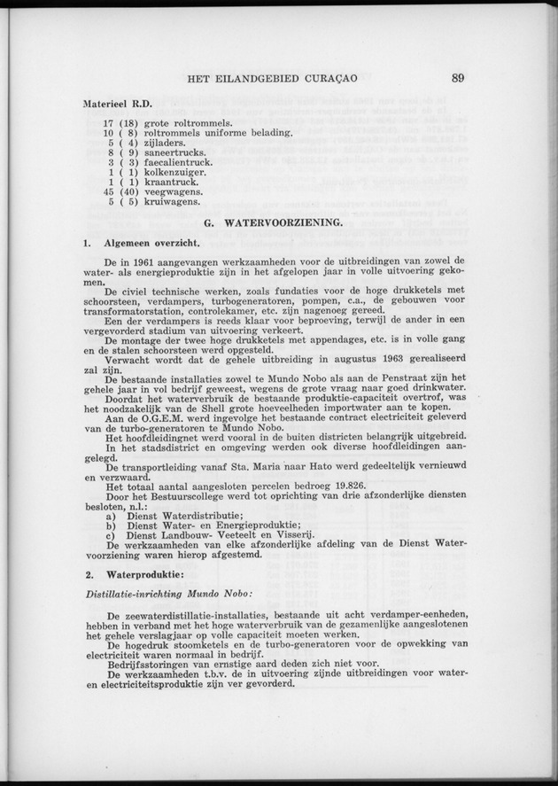 Verslag van de toestand van het eilandgebied Curacao 1962 - Page 89