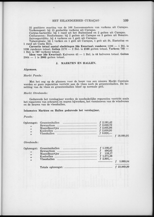 Verslag van de toestand van het eilandgebied Curacao 1962 - Page 109