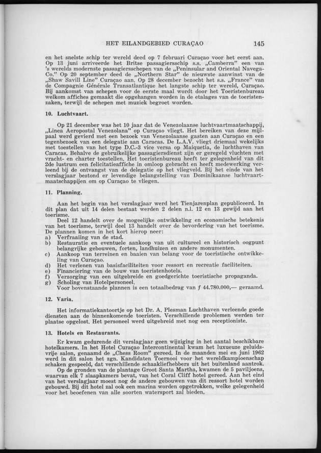 Verslag van de toestand van het eilandgebied Curacao 1962 - Page 145
