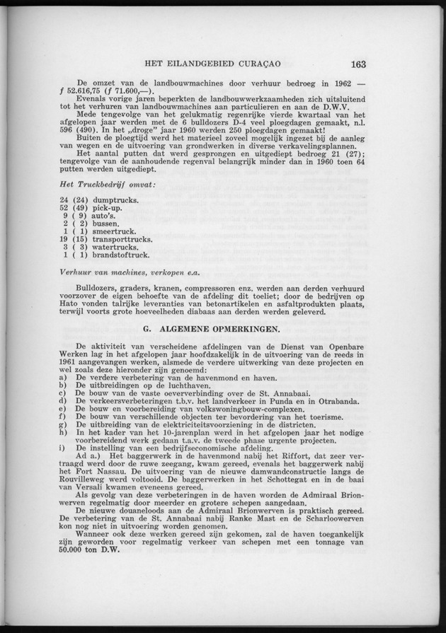 Verslag van de toestand van het eilandgebied Curacao 1962 - Page 163