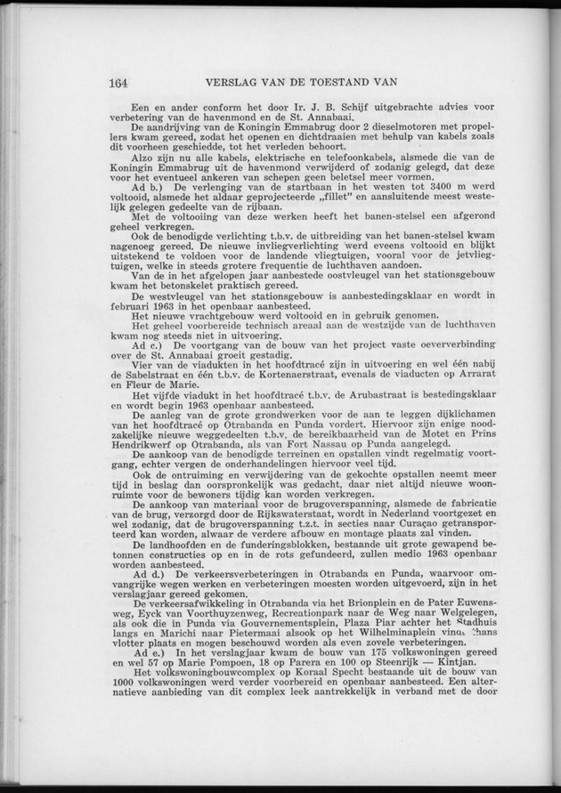 Verslag van de toestand van het eilandgebied Curacao 1962 - Page 164