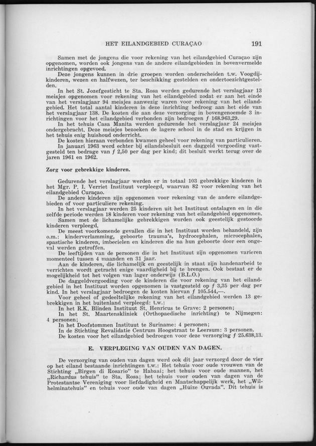 Verslag van de toestand van het eilandgebied Curacao 1962 - Page 191