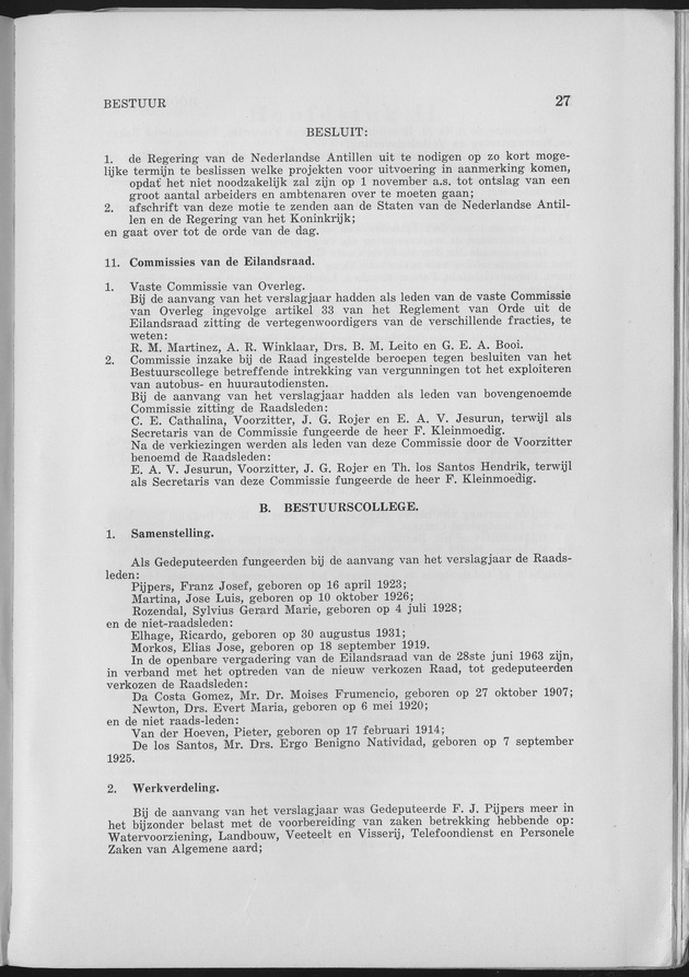 Verslag van de toestand van het eilandgebied Curacao 1963 - Page 27